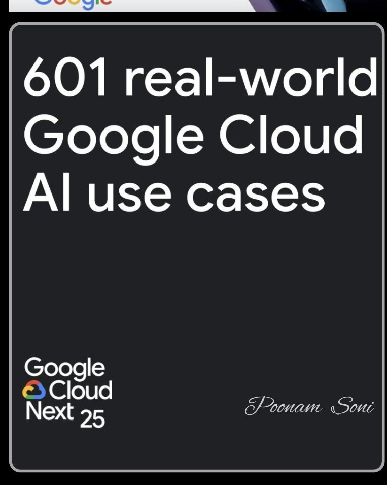Google Cloud: 601 Real-World AI Use Cases kapağı