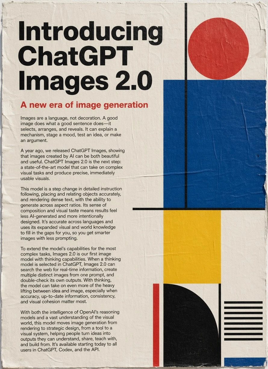 ChatGPT Images 2.0 — A new era of image generation